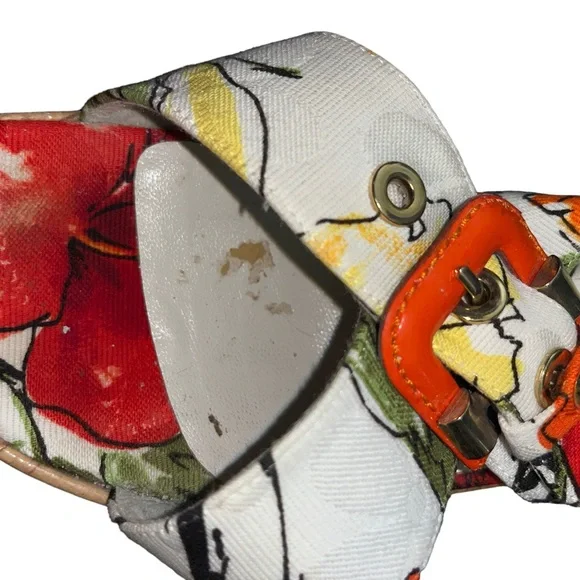 Stuart Weitzman Floral Cork Wedge Mules (6.5) - Picture 6 of 6